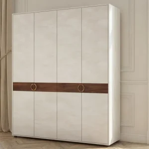 Dulap cu patru usi , Silk + stejar coniac Plată sigură